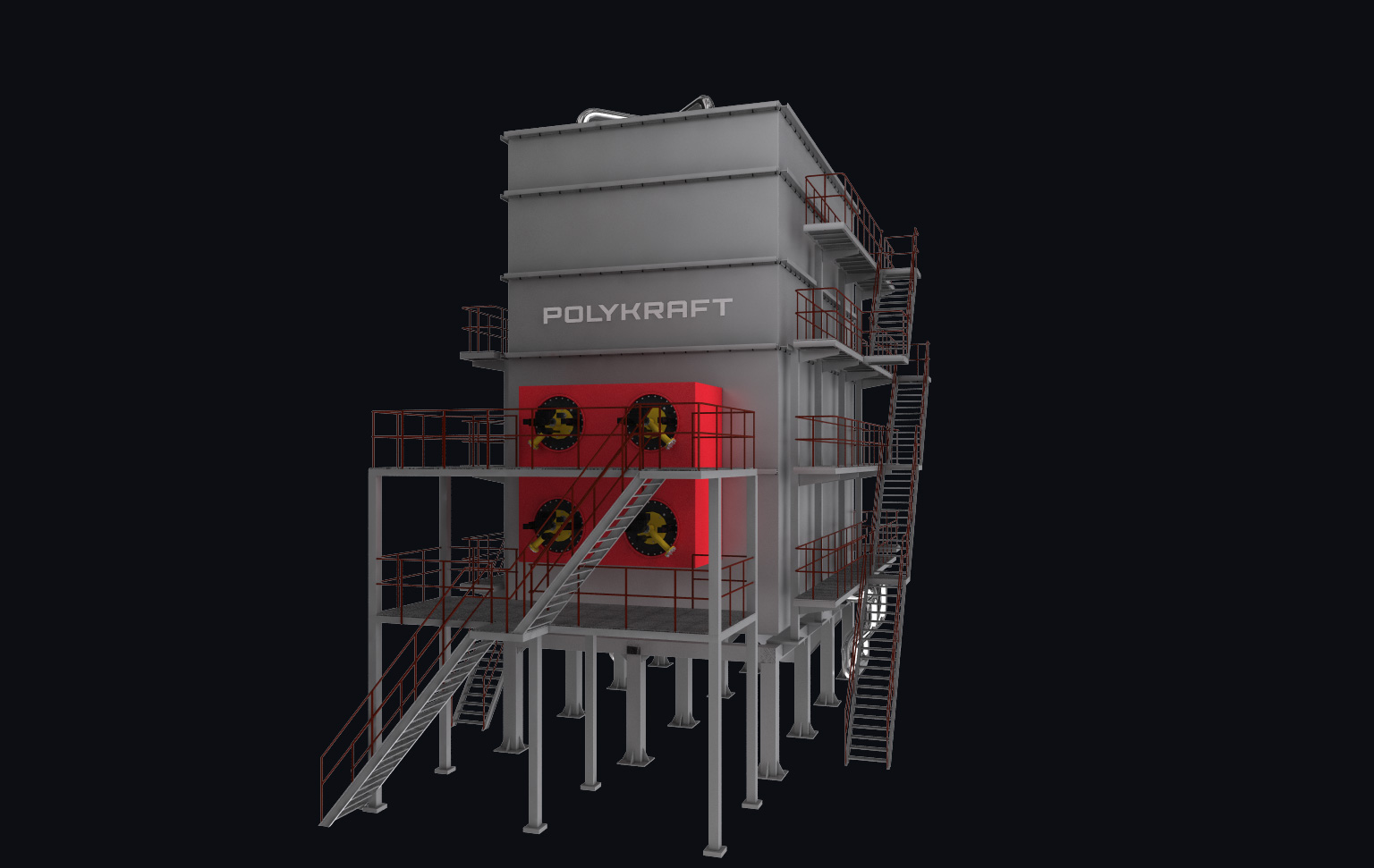 Газоимпульсная очистка котла гио